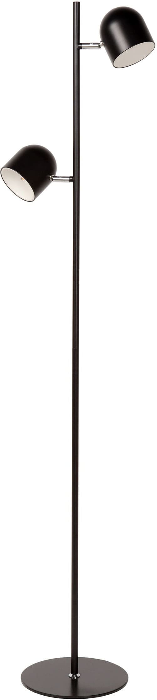 Skanska Vloerlamp Led Dimb. 2x5w 3000k - Zwart Lucide Vloerlamp 03703/10/30