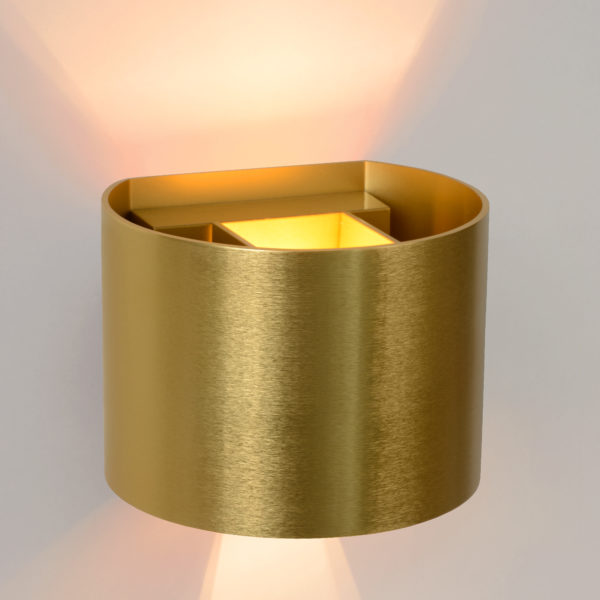 Xio wandlamp led dimb. G9 1x4w 2700k mat goud / - mat goud / messing Lucide Wandlamp 09218/04/02