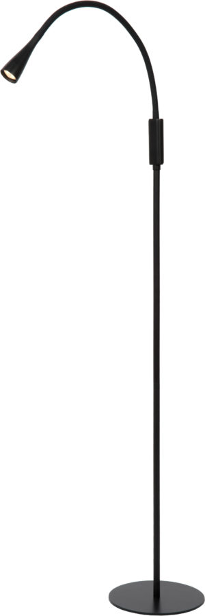 Zozy leeslamp led dimb. 1x4w 3000k 3 stepdim - zwart Lucide Vloerlamp 18756/03/30