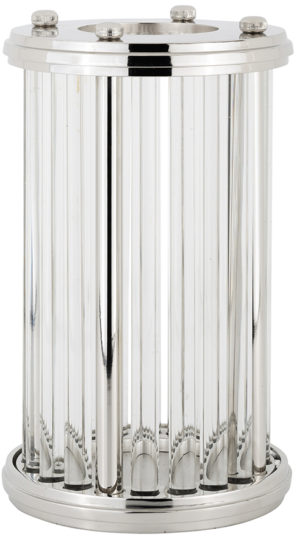 Richmond Interiors Windlicht Emeray zilver medium (Silver) Silver Woonaccessoire