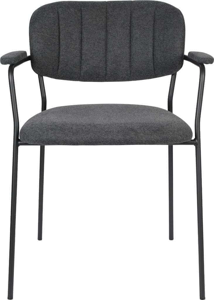 Armstoel Jolien Black/Dark Grey Zuiver Armstoel ZVR1200218