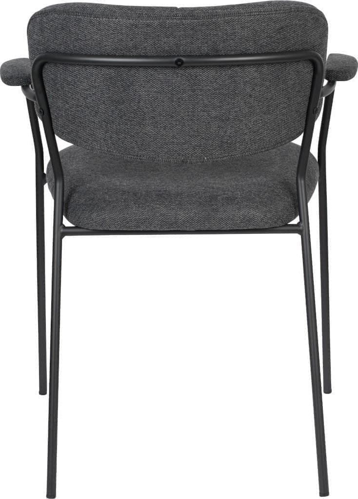Armstoel Jolien - Black/Dark Grey - Afbeelding 14