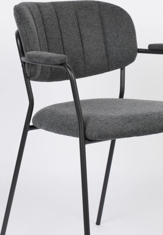 Armstoel Jolien Black/Dark Grey Zuiver Armstoel ZVR1200218