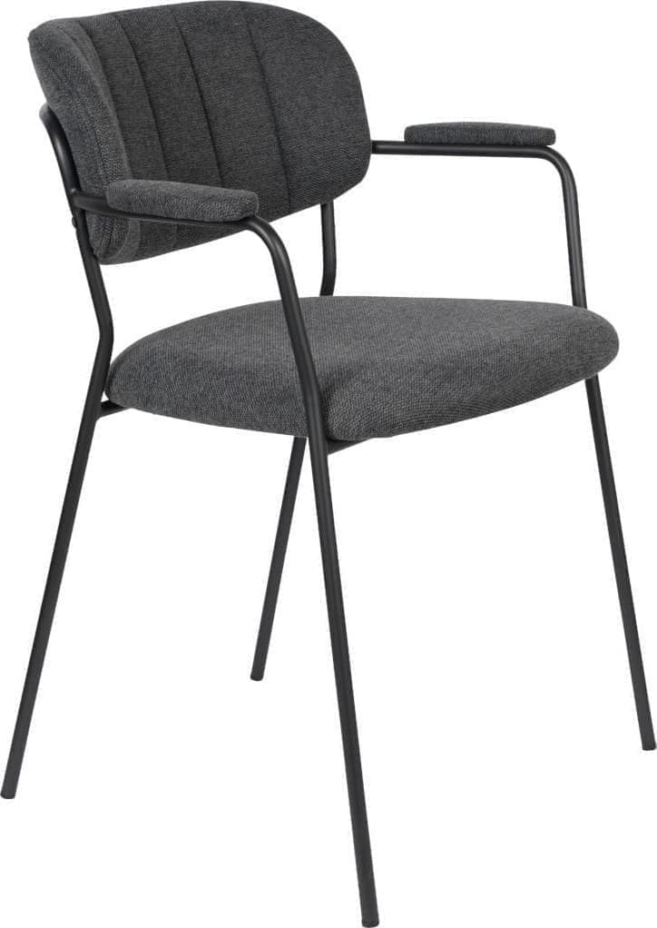 Armstoel Jolien Black/Dark Grey Zuiver Armstoel ZVR1200218