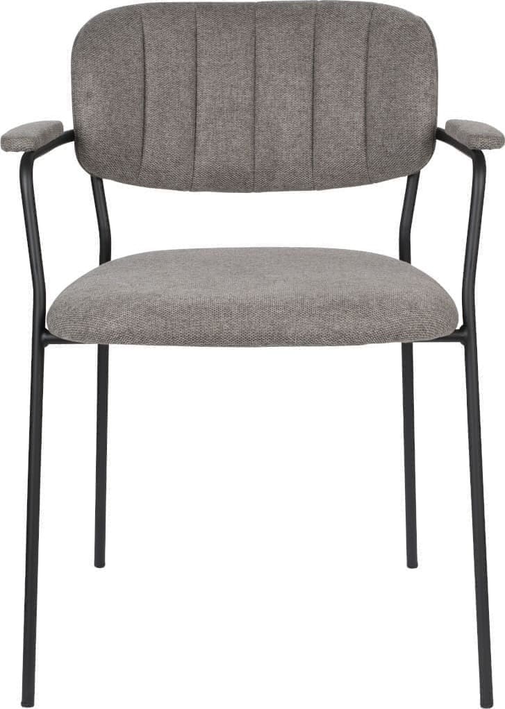 Armstoel Jolien Black/Grey Zuiver Armstoel ZVR1200219