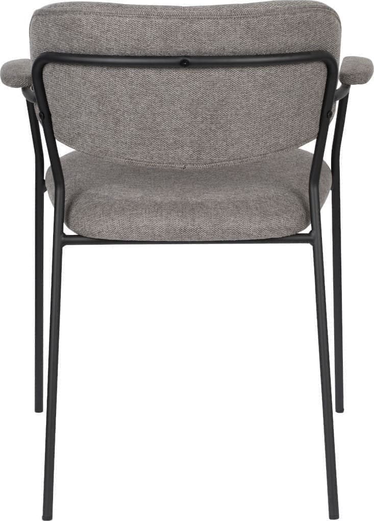 Armstoel Jolien Black/Grey Zuiver Armstoel ZVR1200219