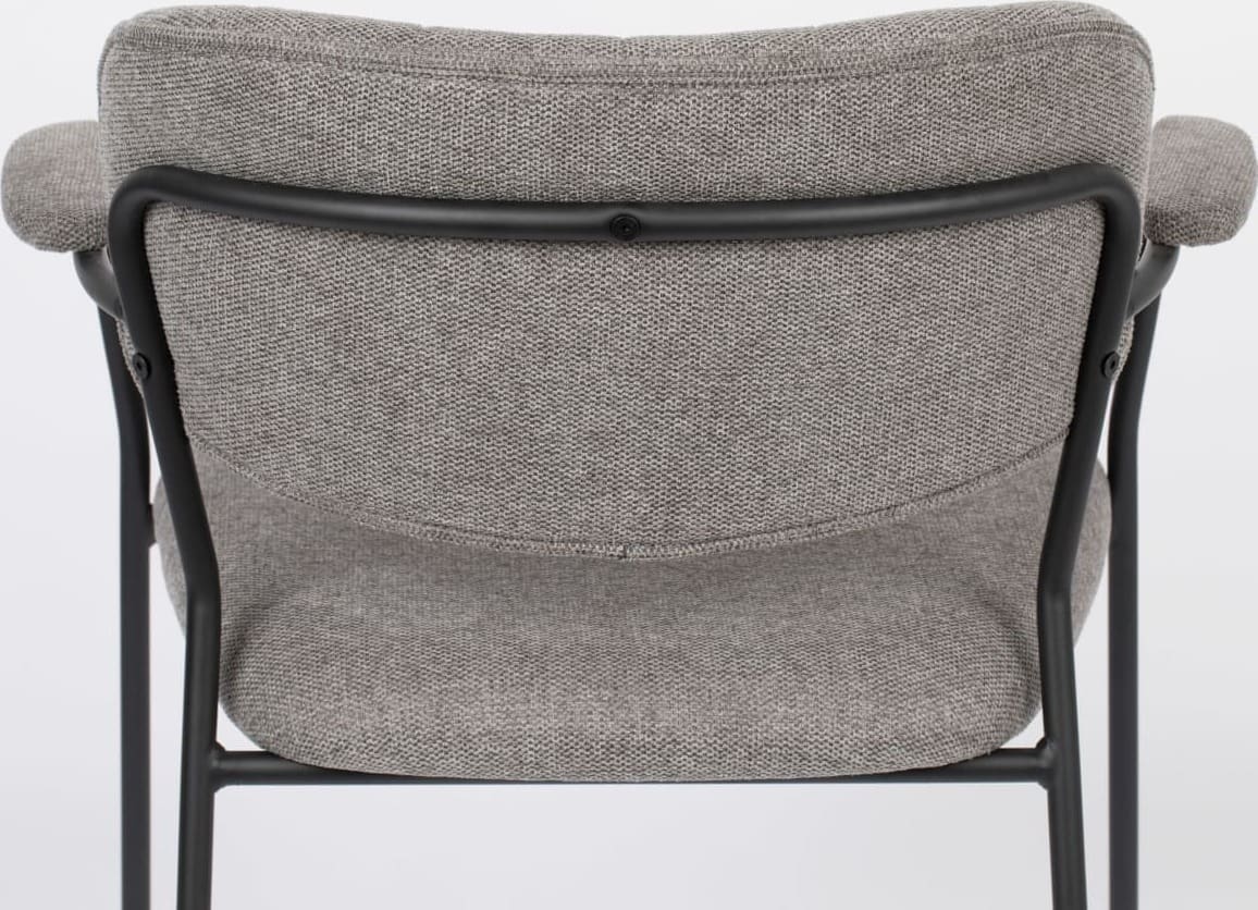 Armstoel Jolien Black/Grey Zuiver Armstoel ZVR1200219