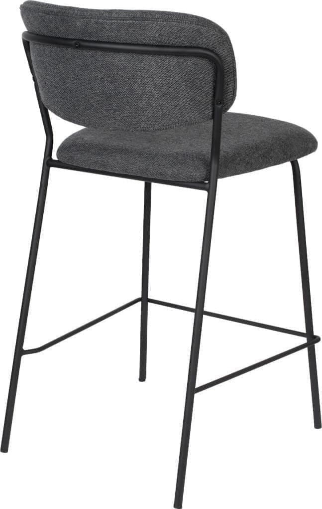 Barstoel Jolien Black/Dark Grey Zuiver Barstoel ZVR1500089