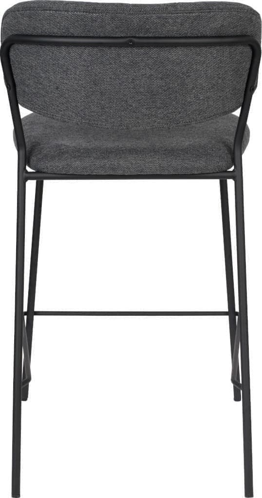 Barstoel Jolien Black/Dark Grey Zuiver Barstoel ZVR1500089