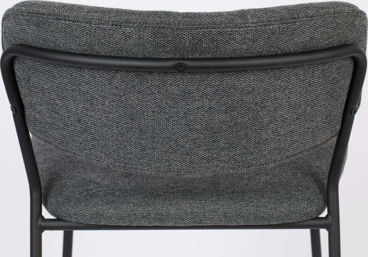 Barstoel Jolien Black/Dark Grey Zuiver Barstoel ZVR1500089