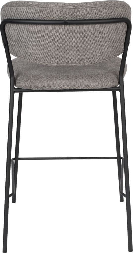 Barstoel Jolien Black/Grey Zuiver Barstoel ZVR1500090