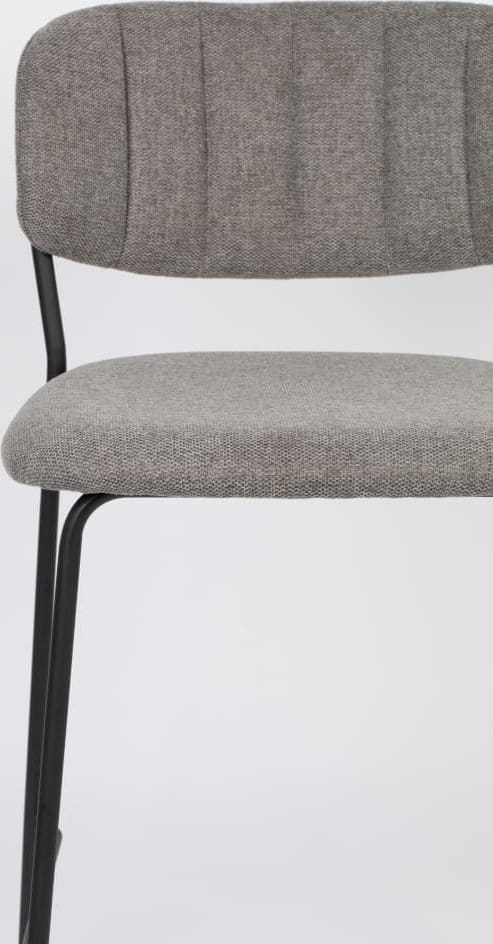 Barstoel Jolien Black/Grey Zuiver Barstoel ZVR1500090