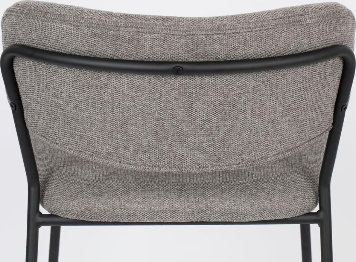 Barstoel Jolien Black/Grey Zuiver Barstoel ZVR1500090