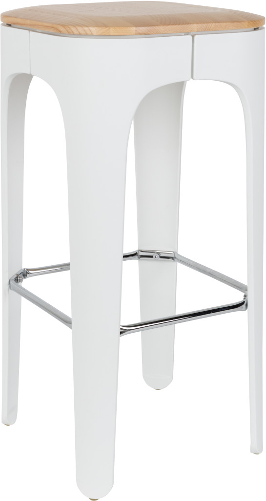 Barstoel Up-High White Zuiver Barstoel ZVR1500239