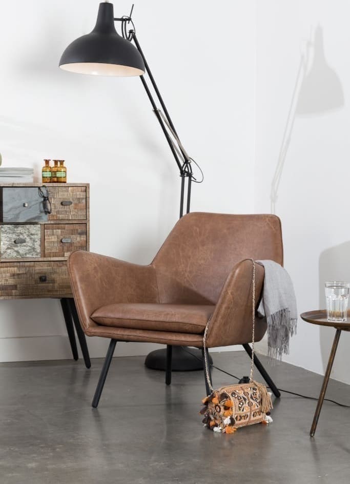 Fauteuil Bon Brown Zuiver Eetkamerstoel ZVR3100040