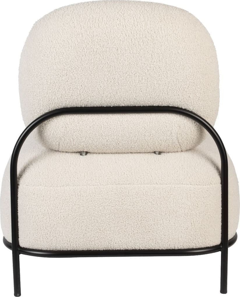 Fauteuil Polly Teddy Ivory Zuiver Eetkamerstoel ZVR3100167