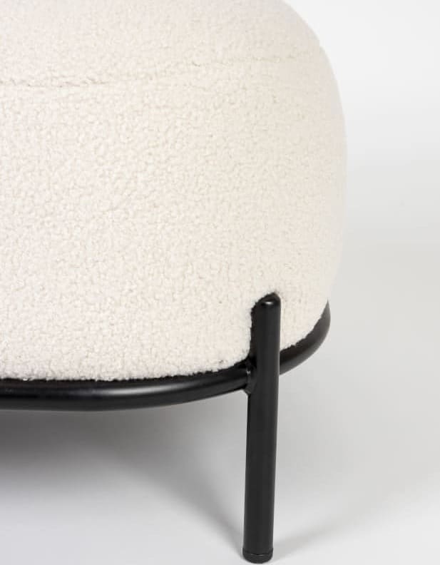 Hocker Polly Teddy - Ivory - Afbeelding 10