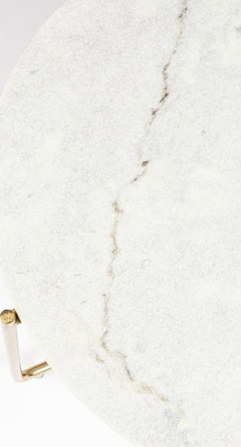 Salontafel Timpa Marble White Zuiver Salontafel ZVR2300231