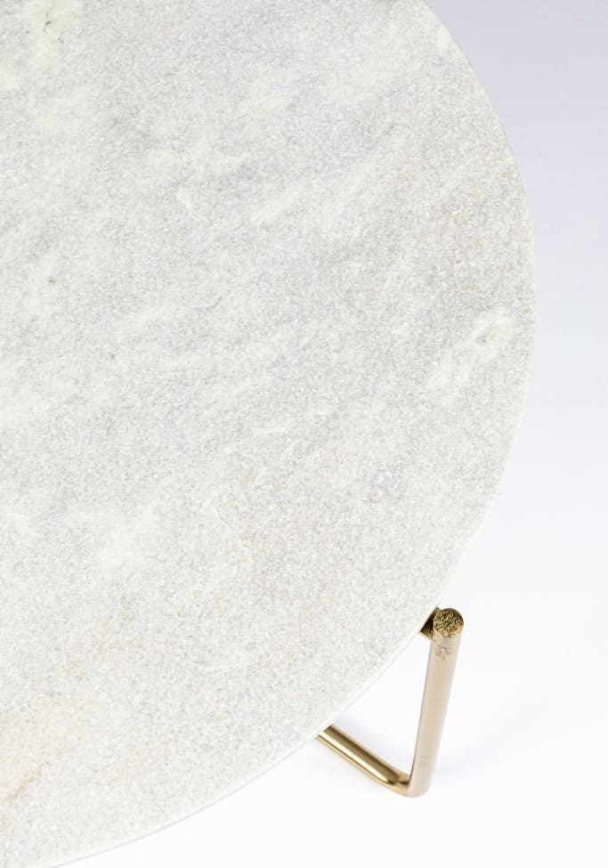 Salontafel Timpa Marble White Zuiver Salontafel ZVR2300231