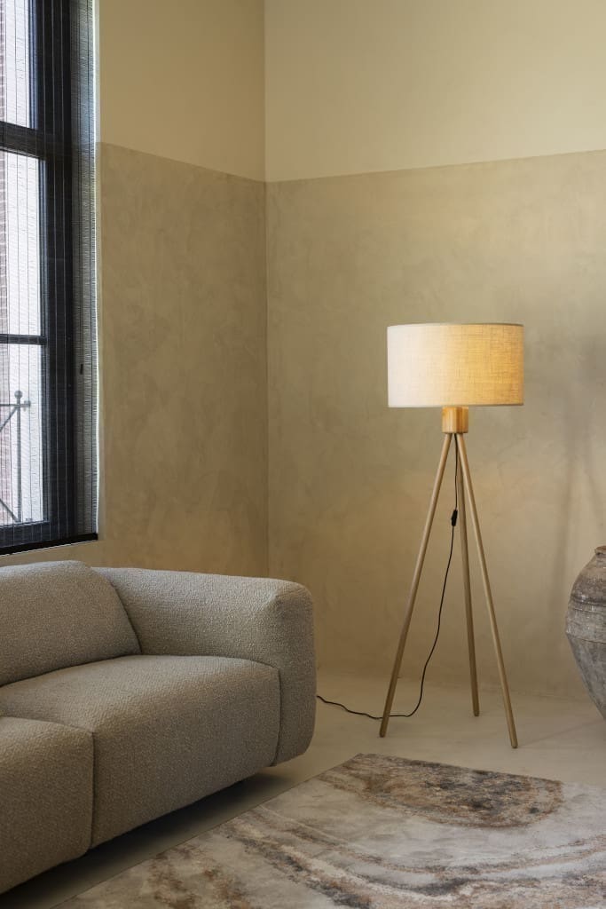 Vloerlamp Fan Bamboo Zuiver ZVR5100124