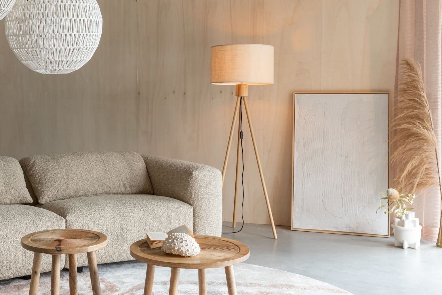 Vloerlamp Fan Bamboo Zuiver ZVR5100124
