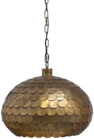 BePureHome Shill Hanglamp Metaal Antique Brass Messing Lamp