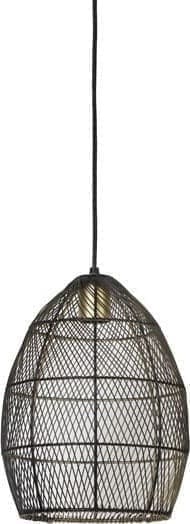 Pronto Wonen Hanglamp Marola zwart goud Goud