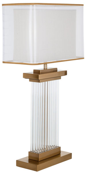 Richmond Interiors Tafellamp Rosalique inclusief lampenkap (Gold) Goud Woonaccessoire