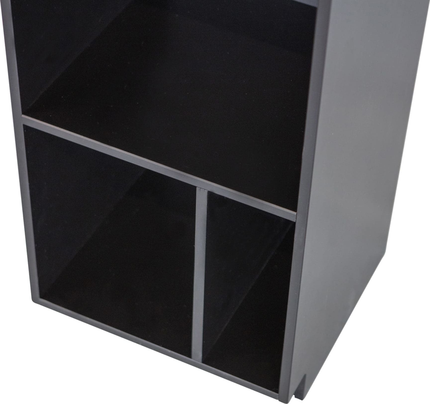 WOOOD Exclusive Finca Open Vakkenkast 40cm Zwart Zwart Kast