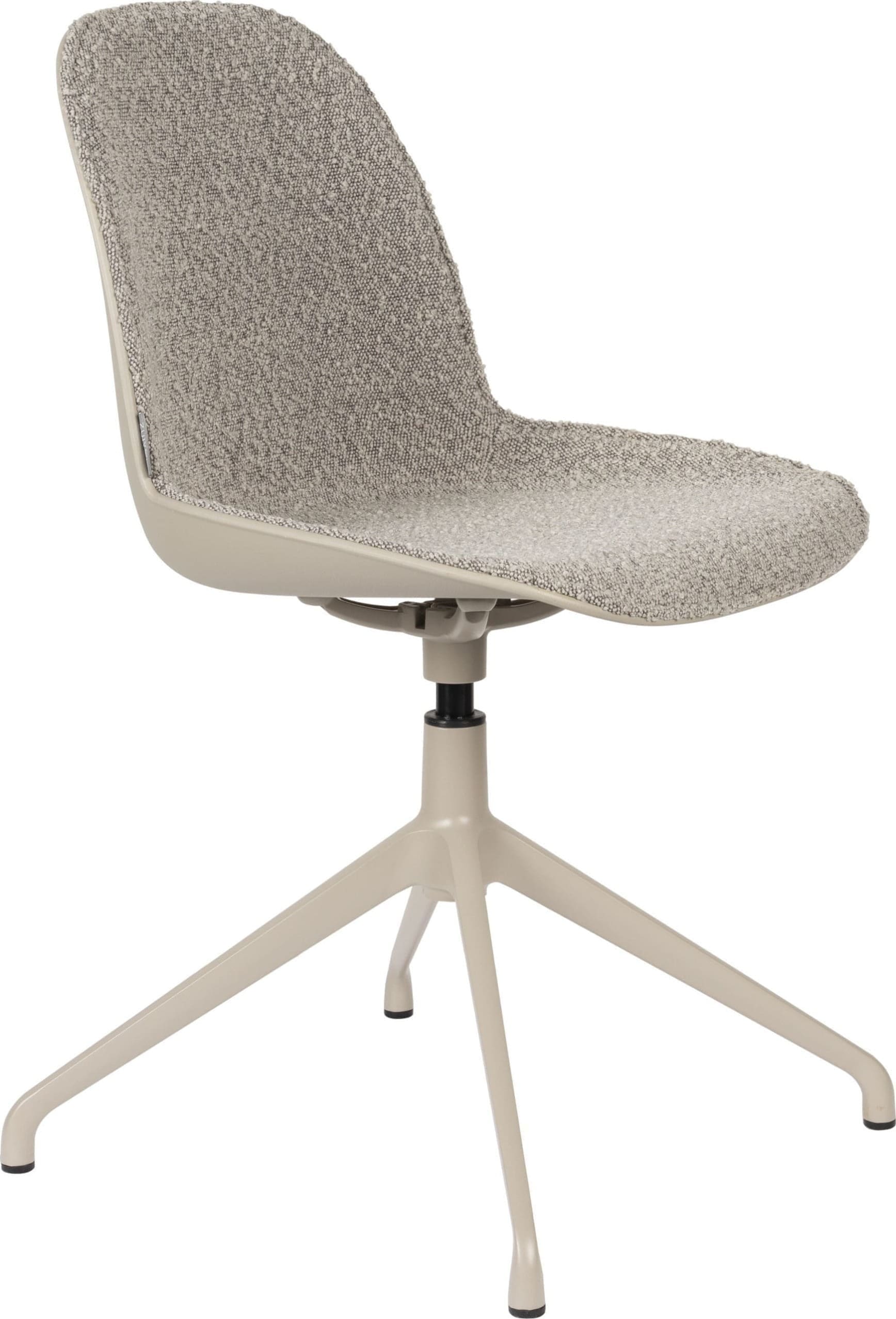 Eetkamerstoel Albert Kuip Swivel Taupe Zuiver ZVR1100502