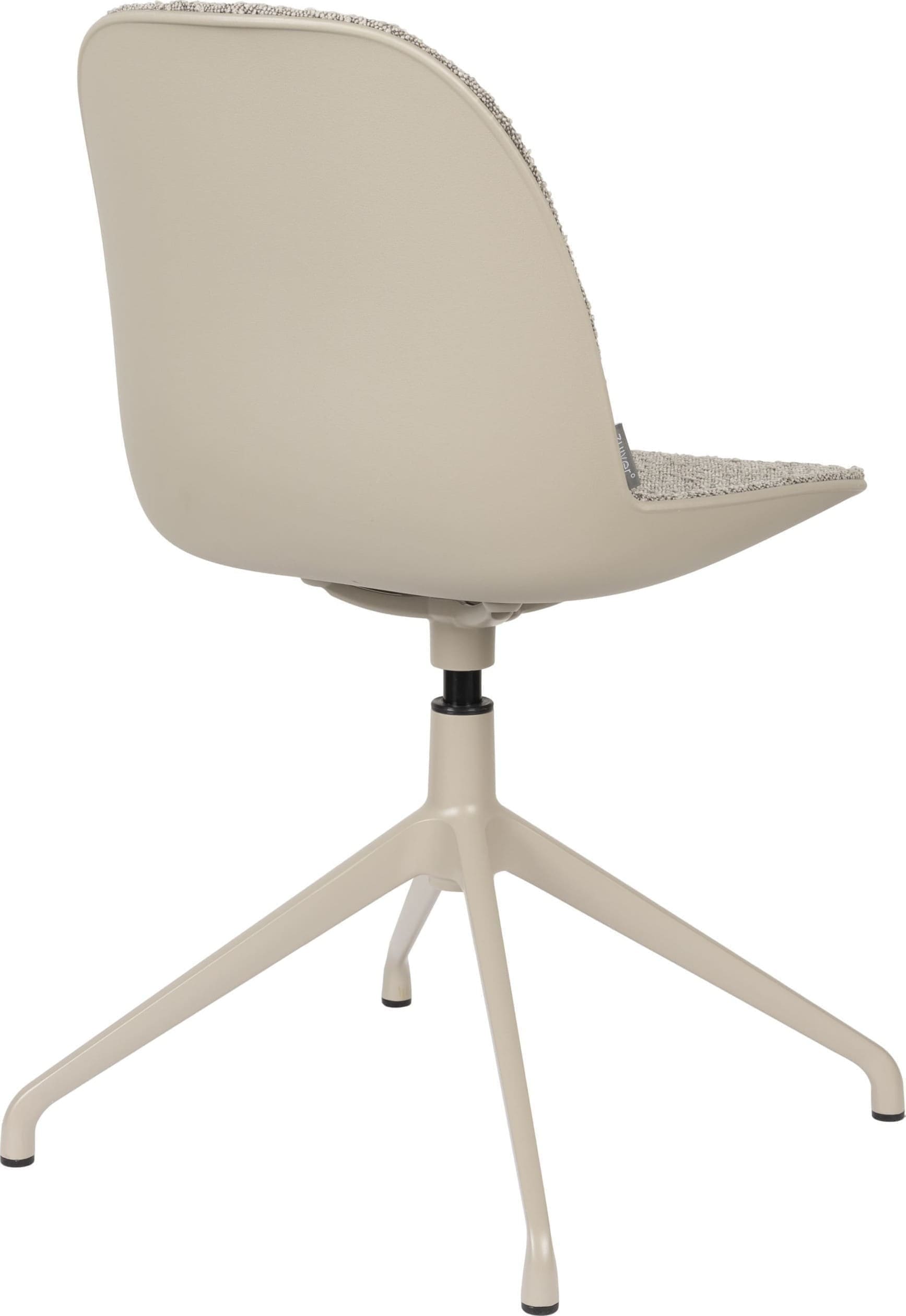 Eetkamerstoel Albert Kuip Swivel Taupe Zuiver ZVR1100502