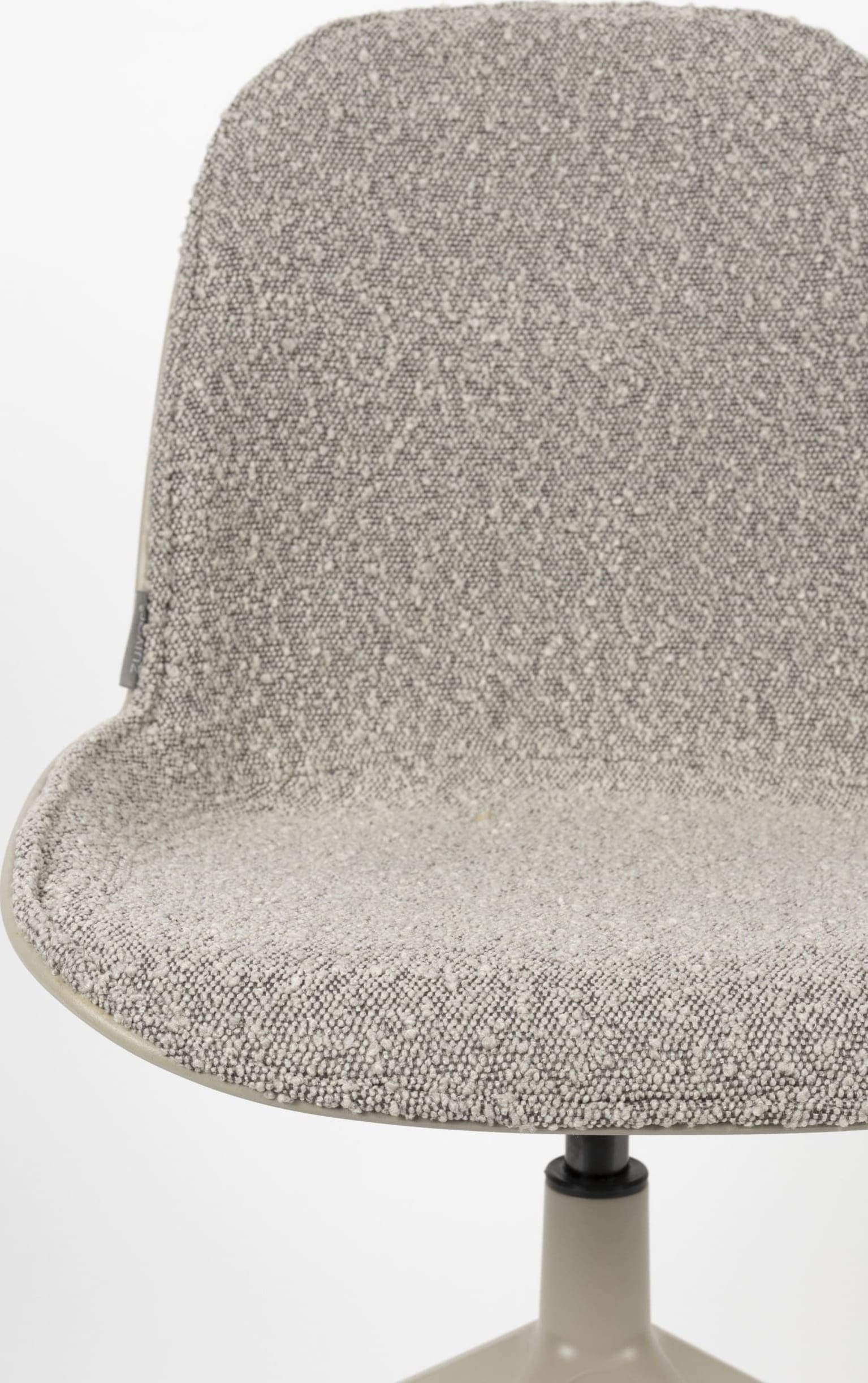 Eetkamerstoel Albert Kuip Swivel Taupe Zuiver ZVR1100502