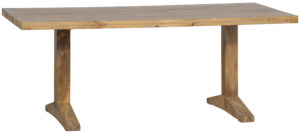 vtwonen Deck Eettafel 200x90cm Mango Hout Naturel Naturel Eettafel