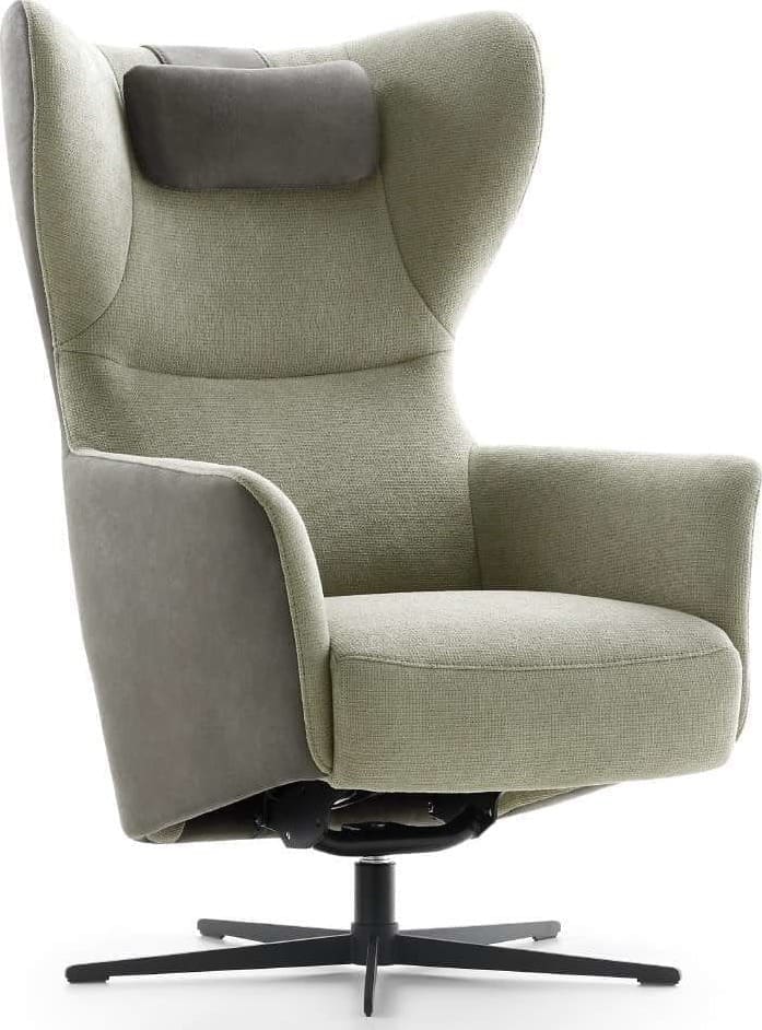CASTLETON Draaifauteuil medium regain 193 eucalyptus Baenks.