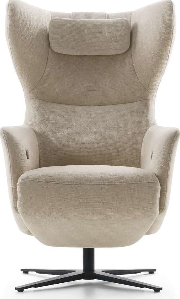 CASTLETON Draaifauteuil large regain 01-naturel Baenks