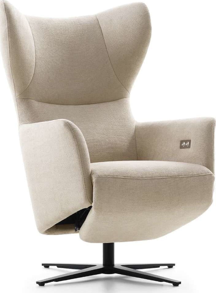 CASTLETON Draaifauteuil large regain 01-naturel Baenks