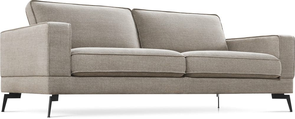 Bloomsbury 3-zitsbank , stijlvolle bank met een rank design van Baenks meubels - Fashionable Furniture