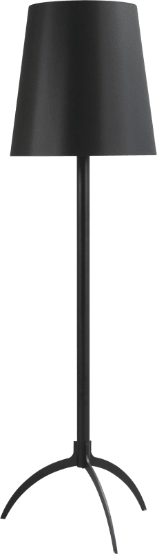 SOUTHPORT Vloerlamp Trip tripple black shade chintz 20/55/40/55cm,h195cm,1x E27