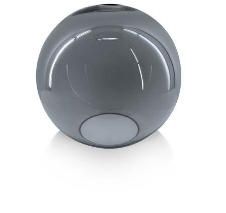 COCO maison Gaby glazen bol D25cm - zwart / antraciet Antraciet Lamp