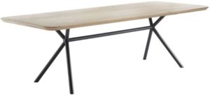 INHOUSE Eettafel Pantila rechthoek hout 180x98cm Bruin|Naturel Eettafel