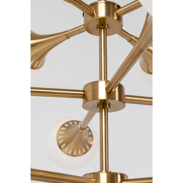 Hanglamp Lichtbron Fiction 20 Brass Ã˜102cm Kare Design Hanglamp 53753