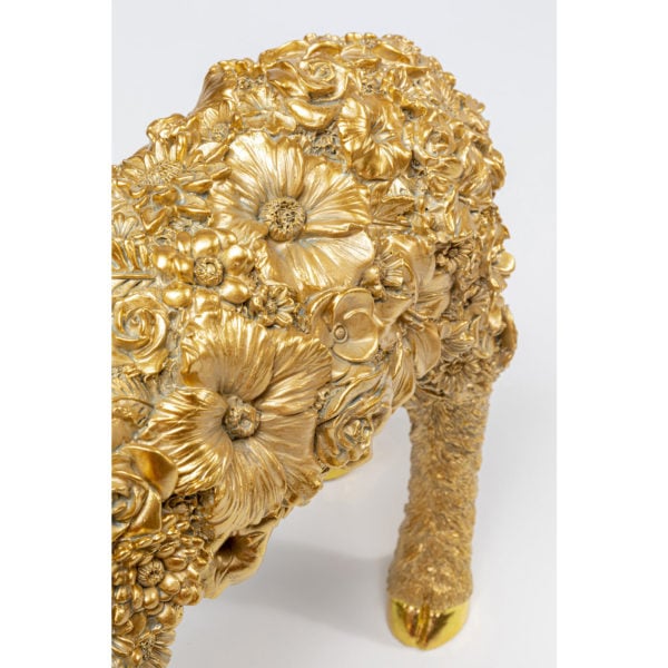 Tafellamp Animal Flower Sheep Gold 36cm Kare Design Tafellamp 53707