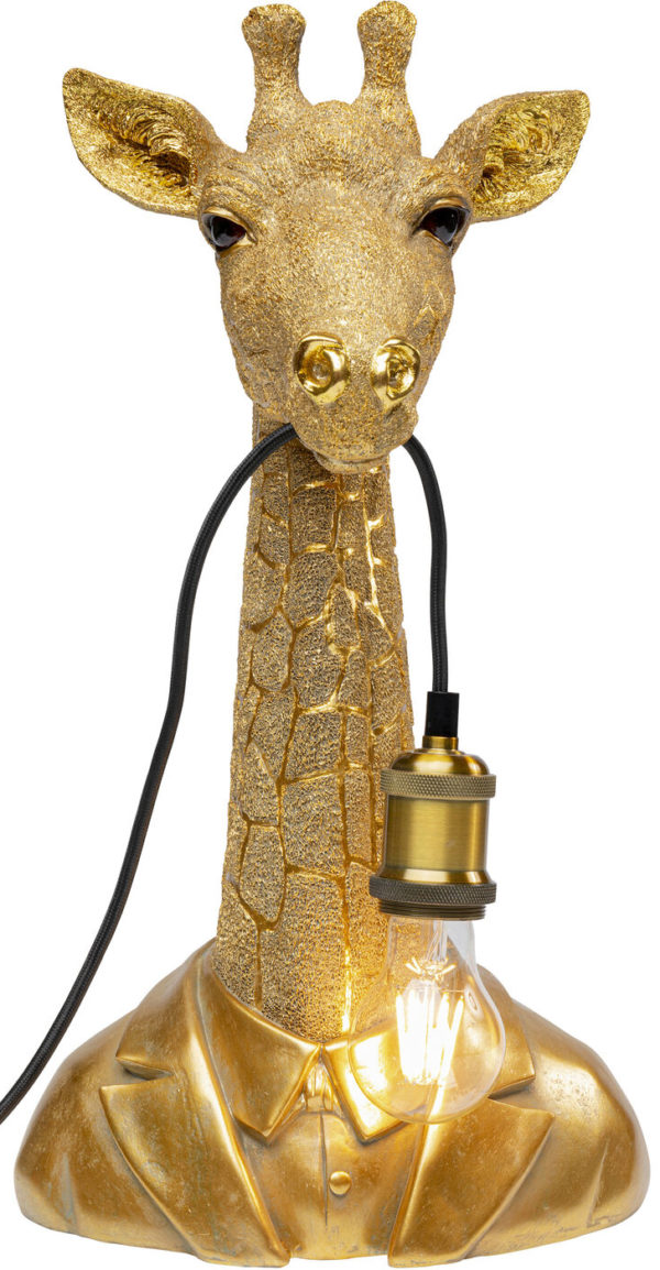 Tafellamp Animal Giraffe Gold 50cm Kare Design Tafellamp 53710