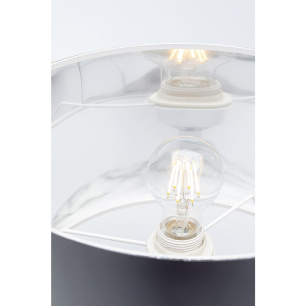 Tafellamp Mamo Deluxe White 38cm Kare Design Tafellamp 53702