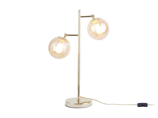 Tafellamp Shimmer - Dark Wood Leitmotiv Tafellamp LM1913GD