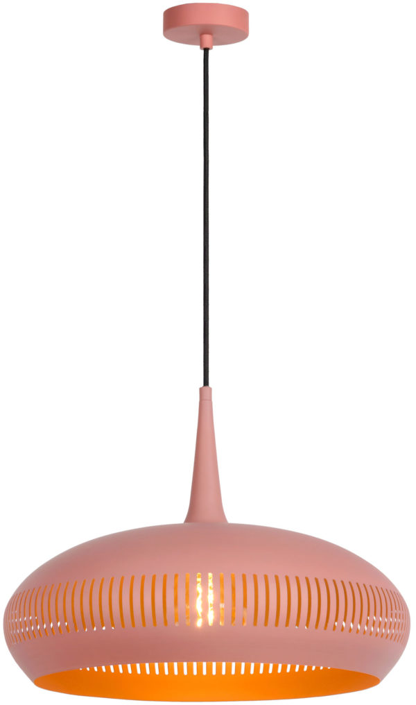 Rayco - Hanglamp - Ø45 cm - 1xe27 - Roze Lucide Hanglamp 30492/45/66