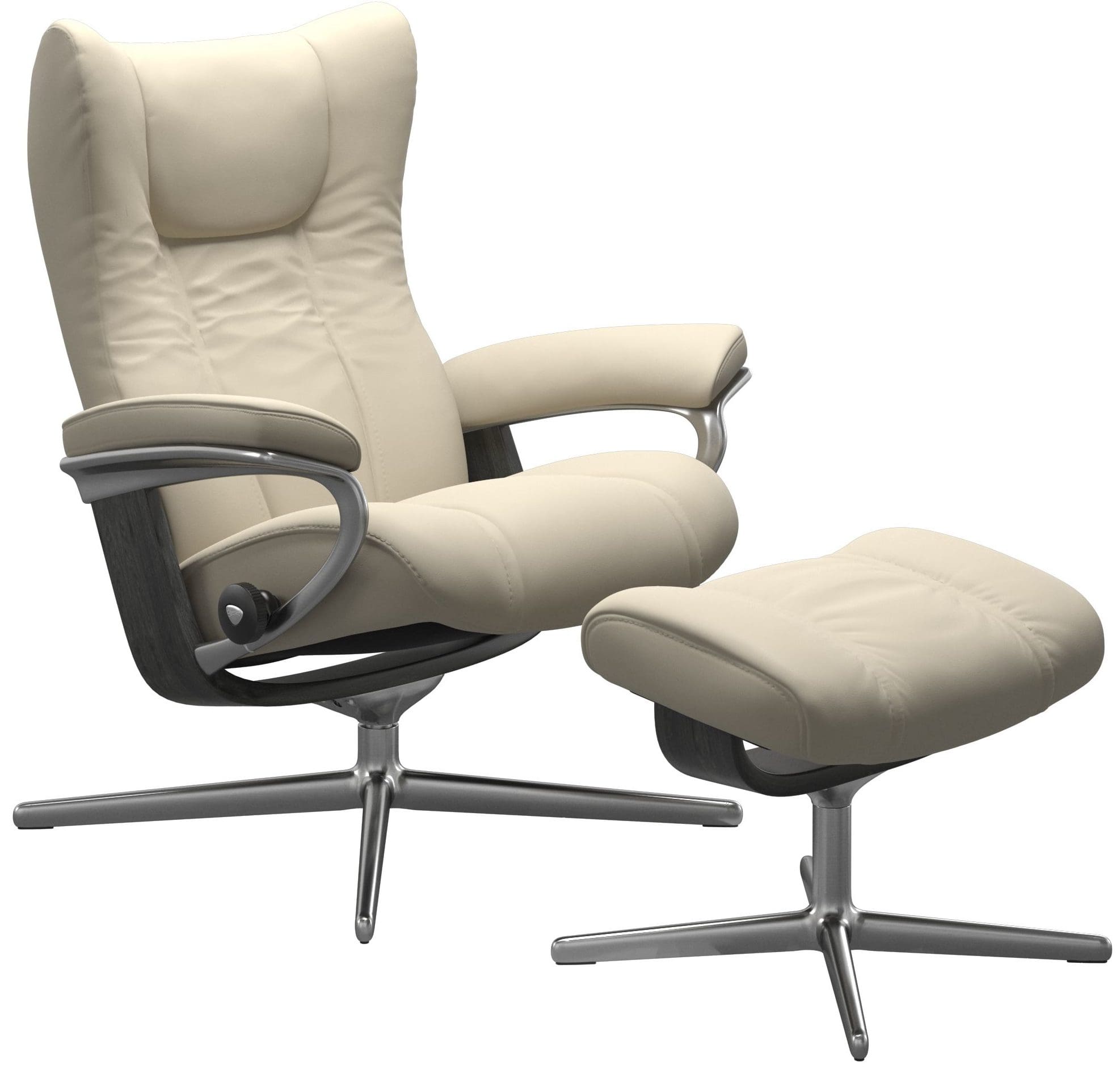 Stressless Wing Cross Fauteuil Met Voetenbank Stressless Relaxfauteuil 1161317093134008
