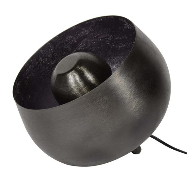 Tafellamp Ø28 basket - zwart nikkel - Bullcraft