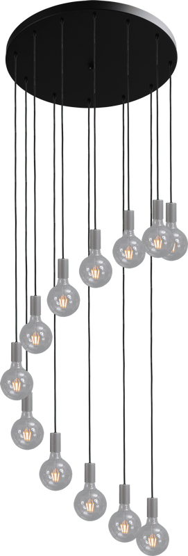 Tessi hanglamp - 12 lichts uit de Baenks collectie