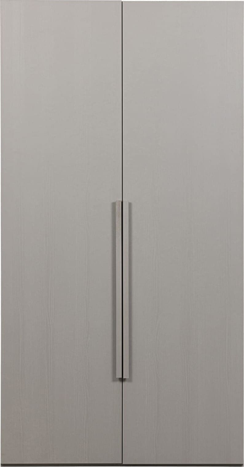 WOOOD Rens - 2 Drs Hang/legkast Greep Lang Noten/kiezelgrijs Grijs Kast